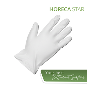 جلافز لاتكس أبيض مقاس إكس لارج 