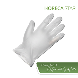 [8509] جلافز فينيل شفاف مقاس إكس لارج 